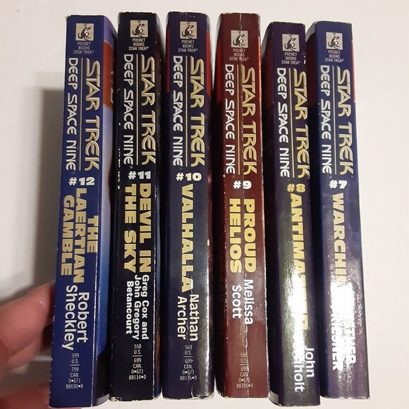 Star Trek Deep Space Nine VTG 90's Paperback Books 7-12 - Picture 3 of 9